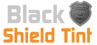 Black Shield Window Tint Logo